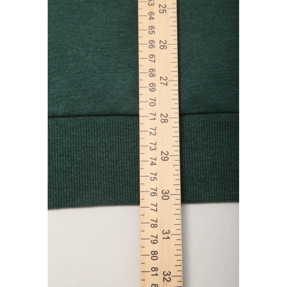 Criquet Men's XXL Green Long Sleeve Polo Sweater Pullover Kangaroo Pocket Cotton - Picture 10 of 11